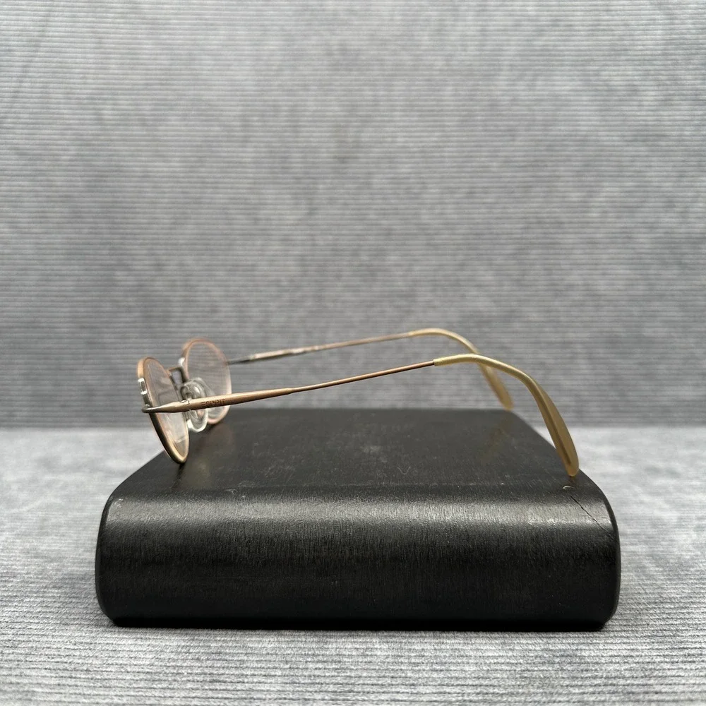 Esprit 9080 Oval Y2K Eyeglasses Bronze Metal Frames 47-20-140 Color 065 Vintage